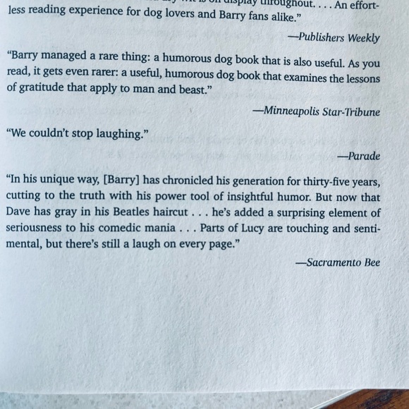 “Lessons from Lucy” Soft Cover Book by Dave Barry - Picture 8 of 9